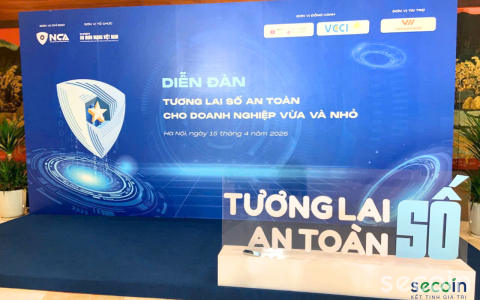 Secoin tham gia trưng bày tại Diễn đàn Tương lai số an toàn cho Doanh nghiệp vừa và nhỏ